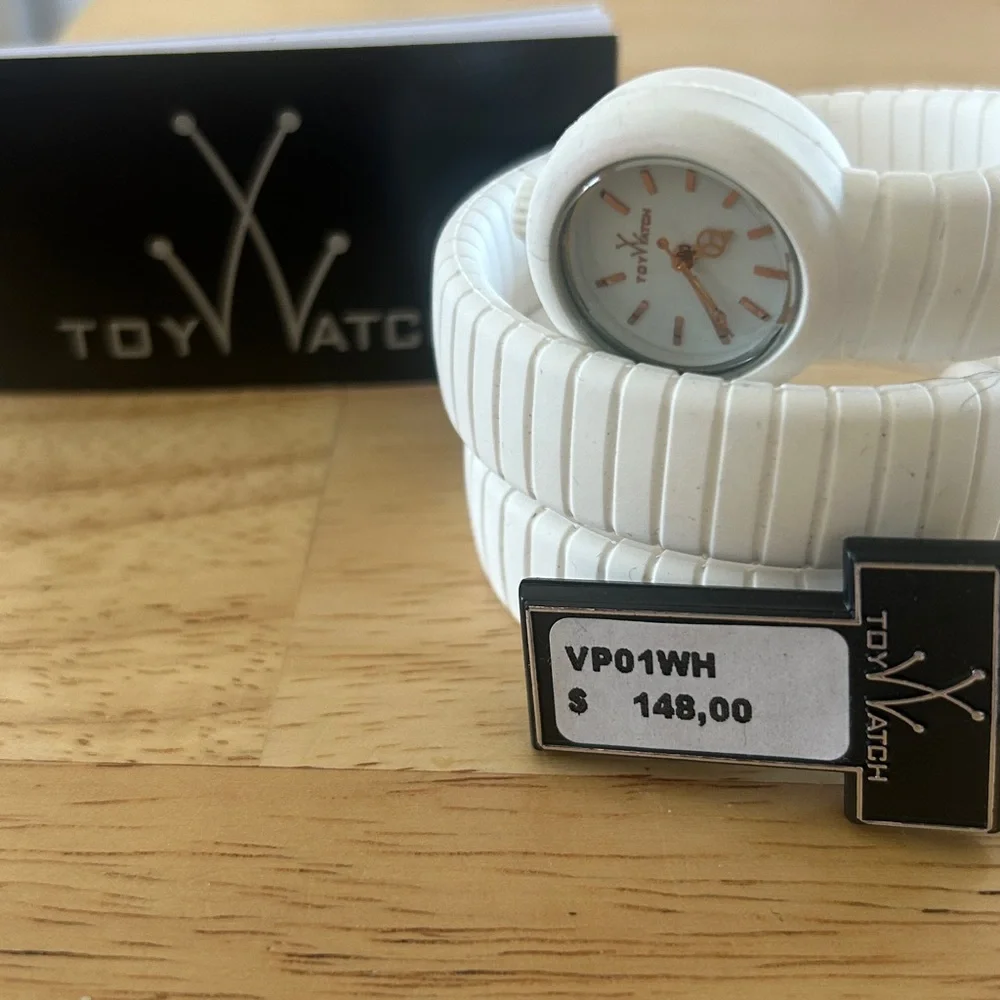 ToyWatch ToyViper White Wrap Watch Unisex NWT